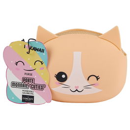 The Concept Factory Monedero Silicona Kawaii Colección Panda, Bubble Tea, Zorro, Malvavisco