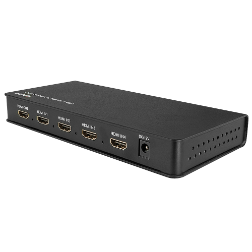 LINDY HDMI-Switch 4 Port Multi-View 1080p Quadview PiP 38150