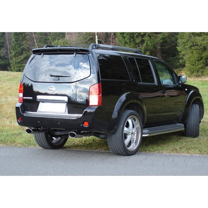 Fox Nissan Pathfinder R51 Colas De Escape Derecha-Izquierda Tipo 32 - 140x90, Acero Pulido Plateado, Homologado, Ref. FXNI190001-371
