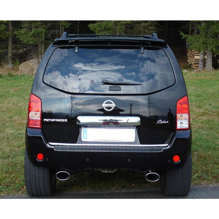 Fox Nissan Pathfinder R51 Colas De Escape Derecha-Izquierda Tipo 32 - 140x90, Acero Pulido Plateado, Homologado, Ref. FXNI190001-371
