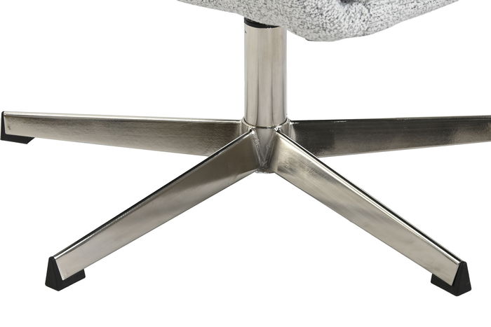 DKD Home Decor Butaca Moderno Gris Set de 2, 78 x 83 x 72 cm