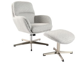 DKD Home Decor Butaca Moderno Gris Set de 2, 78 x 83 x 72 cm