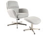DKD Home Decor Butaca Moderno Gris Set de 2, 78 x 83 x 72 cm