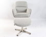 DKD Home Decor Butaca Moderno Gris Set de 2, 78 x 83 x 72 cm