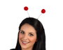 Atosa Diadema con Antenas de Abeja Rojo para Mujer Adulta