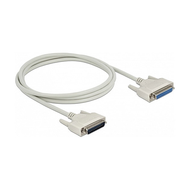 DeLOCK Cable serie D-Sub 25 macho a hembra 2 m DeLOCK Cable serie D-Sub 25 macho a hembra 2 m
