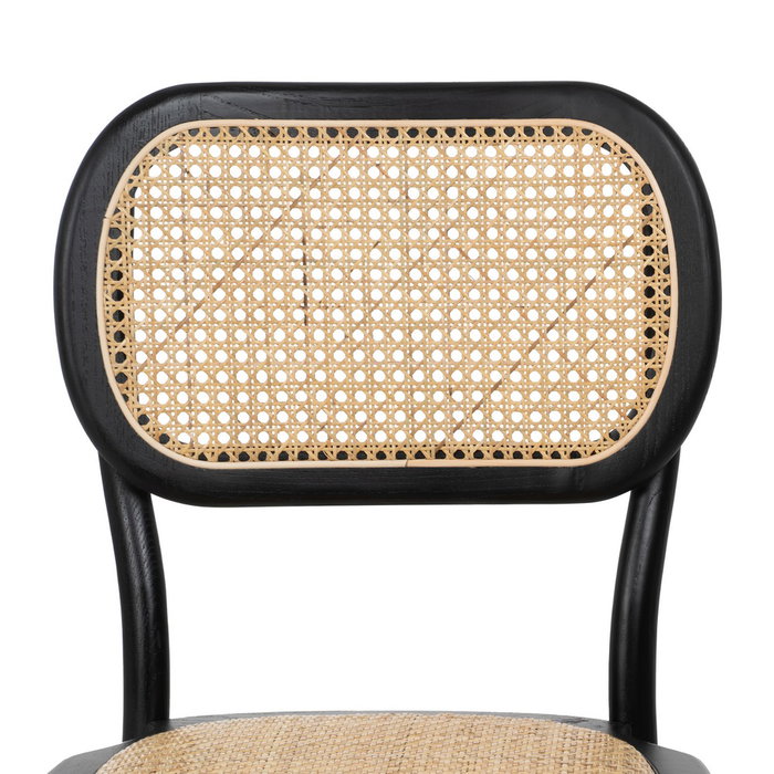 Silla Negro Madera de Olmo Contract 45 X 41 X 88 cm