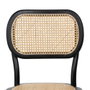 Silla Negro Madera de Olmo Contract 45 X 41 X 88 cm