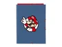 Safta Carpeta de Cartón Super Mario con Solapas y Gomas