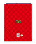 Safta Carpeta de Cartón Folio con Gomas y Solapas, 26x33.5x2.5 cm