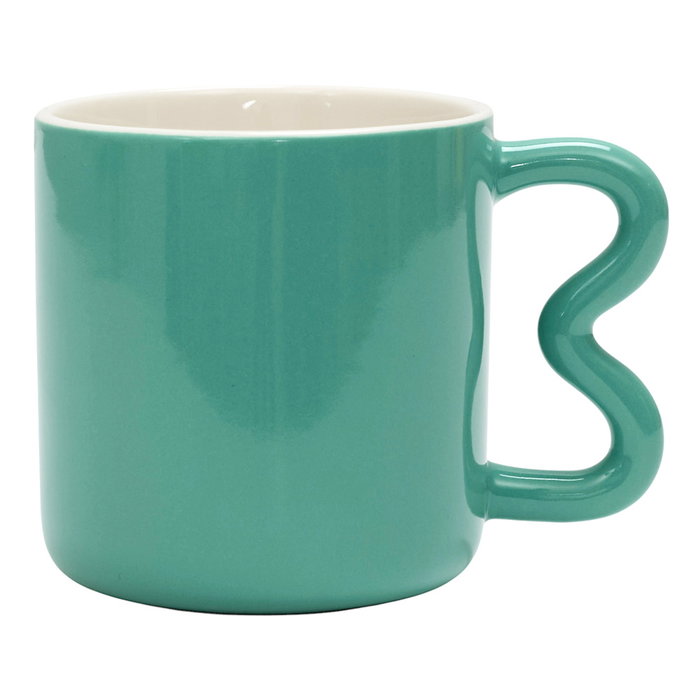 Home Deco Factory Taza con Asa Zig Zag 340ml Colección Dolce Vita - Colores Surtidos (Amarillo, Lila, Rojo, Verde) Home Deco Factory Taza con Asa Zig Zag 340ml Colección Dolce Vita - Colores Surtidos (Amarillo, Lila, Rojo, Verde)