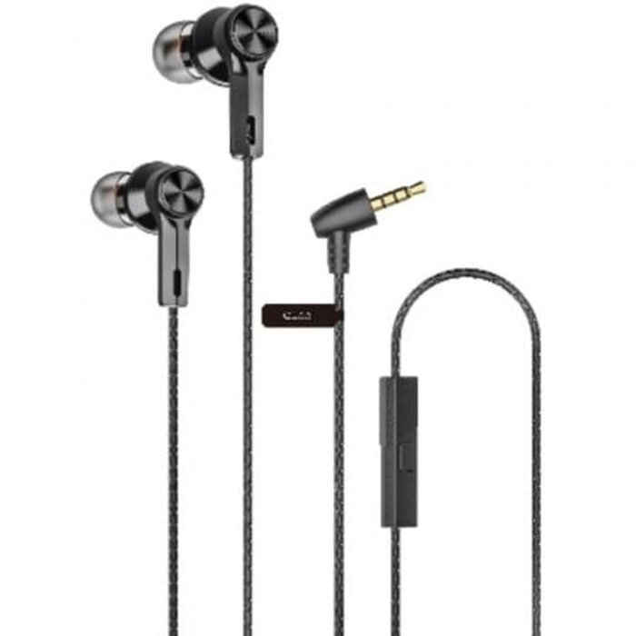 Qubo EB-100 Auriculares Intrauditivos con Micrófono Negro Qubo EB-100 Auriculares Intrauditivos con Micrófono Negro