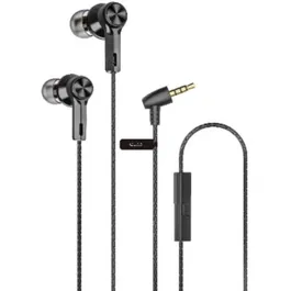 Qubo Auriculares Intrauditivos EB-100BK con Micrófono Jack 3.5 Negros
