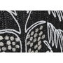 DKD Home Decor Cojín Bordado Negro y Blanco 42x42x15 cm