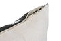 DKD Home Decor Cojin Shabby Negro Blanco 42x42x15 cm