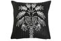 DKD Home Decor Cojin Shabby Negro Blanco 42x42x15 cm