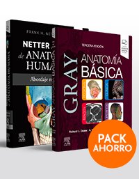 Elsevier Editorial Lote Gray Anatomía Básica 3ª Edición y Atlas de Anatomía Humana 8