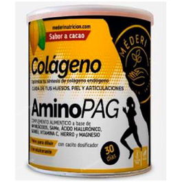 MEDERI NUTRICION INTEGRATIVA Colágeno Amino PAG Cacao 360 Gr Vegano Sin Gluten