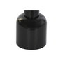 DKD Home Decor Mesita Auxiliar de Cristal y Hierro Lacado