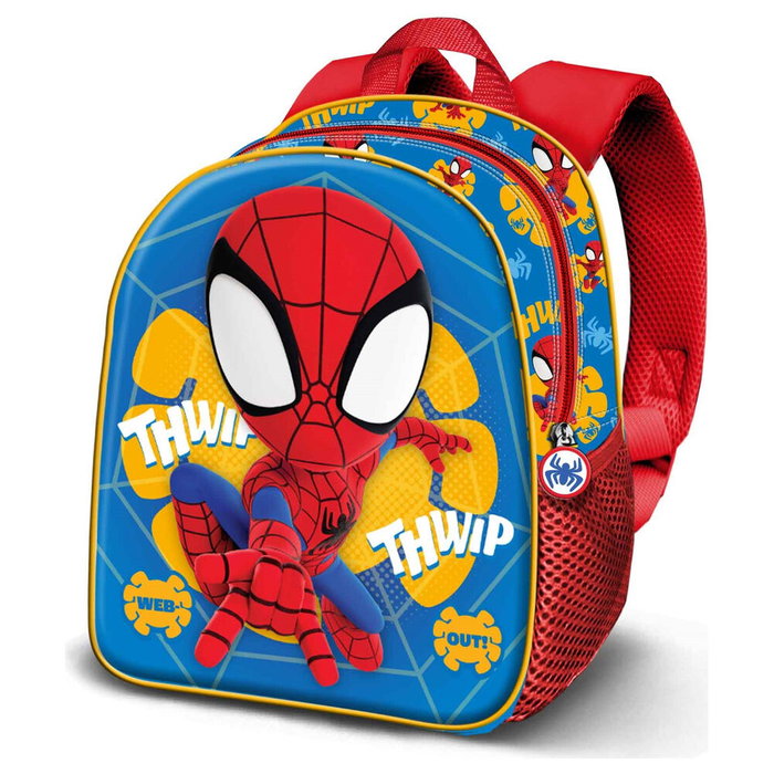 Karactermania Spiderman Mochila 3D Elite Web Out Azul