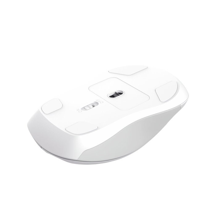 Trust Ferro Ratón Inalámbrico Ambidextro Blanco