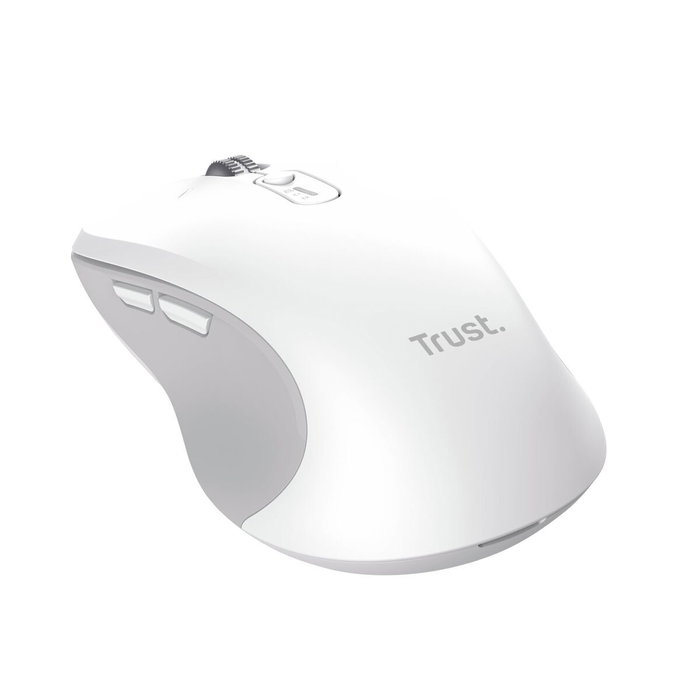 Trust Ferro Ratón Inalámbrico Ambidextro Blanco