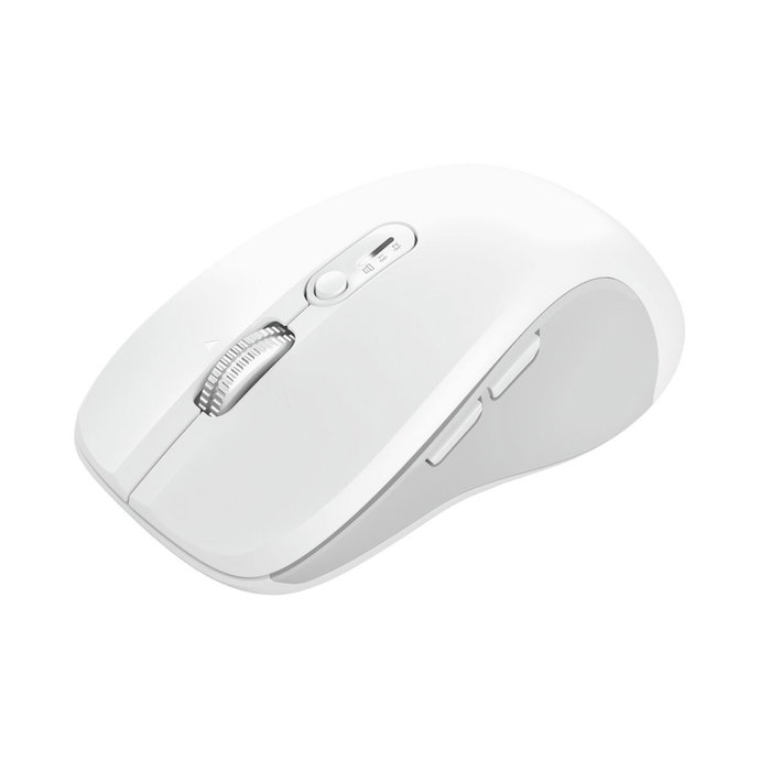 Trust Ferro Ratón Inalámbrico Ambidextro Blanco