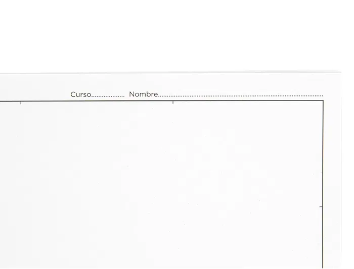 Liderpapel Bloc Dibujo Artístico Folio 230x325mm 180 gr/m2 20 Hojas con Recuadro Perforado