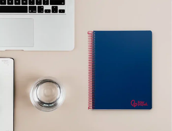 Liderpapel Cuaderno Espiral A5 Micro Wonder Azul Marino 120 Hojas Cuadriculado 5mm