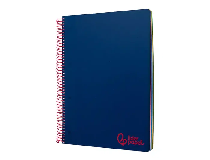 Liderpapel Cuaderno Espiral A5 Micro Wonder Azul Marino 120 Hojas Cuadriculado 5mm