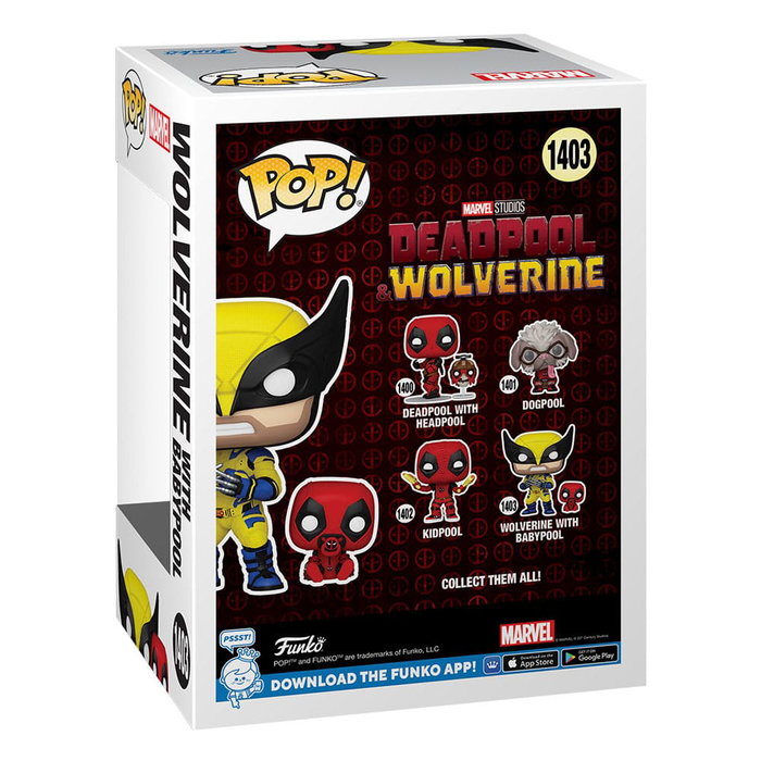 FUNKO POP! Wolverine con Babypool Pop! & Buddy