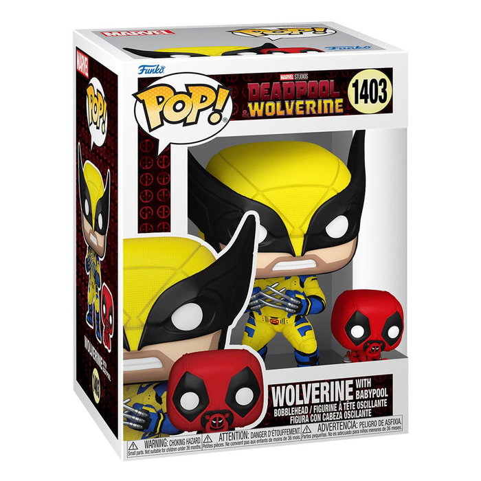 FUNKO POP! Wolverine con Babypool Pop! & Buddy