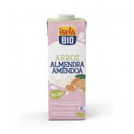 ISOLA Bebida vegetal de arroz con almendra 1lt (Pack de 6 unidades)