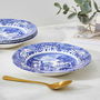 Spode Plato Hondo Blue Italian Diámetro 23 cm (4 Unidades)