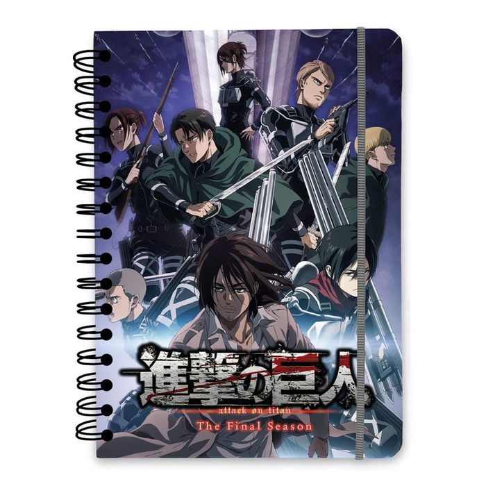 ERIK Cuaderno A5 Attack on Titan ERIK Cuaderno A5 Attack on Titan