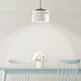 SKD Lámpara Colgante Averie SKD-P1013-T - Diseño Moderno en Metal y Madera, para Comedor o Habitación - Blanco, Verde Oliva, Salmón, Turquesa