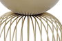 DKD Home Decor Mesita Auxiliar Abeto Metal Dorado