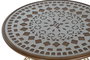 DKD Home Decor Mesita Auxiliar Abeto Metal Dorado