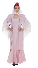 Disfraz para Adultos Chulapa Rosa (2 Piezas)