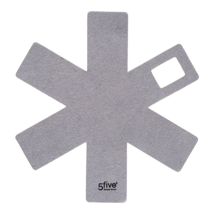 5Five Salvasartenes Protector Base Sartenes Fieltro Pack 6 Unidades 38x38cm 35x35cm 28x28cm