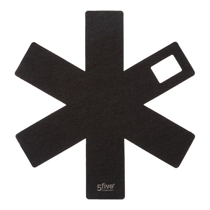 5Five Salvasartenes Protector Base Sartenes Fieltro Pack 6 Unidades 38x38cm 35x35cm 28x28cm