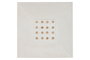 DKD Home Decor Decoración de Pared Abeto 3D con Bolitas, 80x80x8 cm