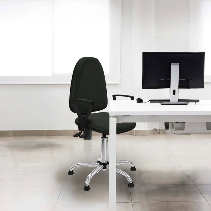 PIQUERAS Y CRESPO Silla de oficina Aýna Gris claro con mecanismo Asincro