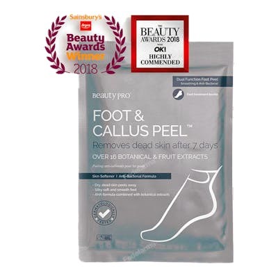 Beauty Pro Foot & Callus Peel con 16 Extractos Botánicos 40g