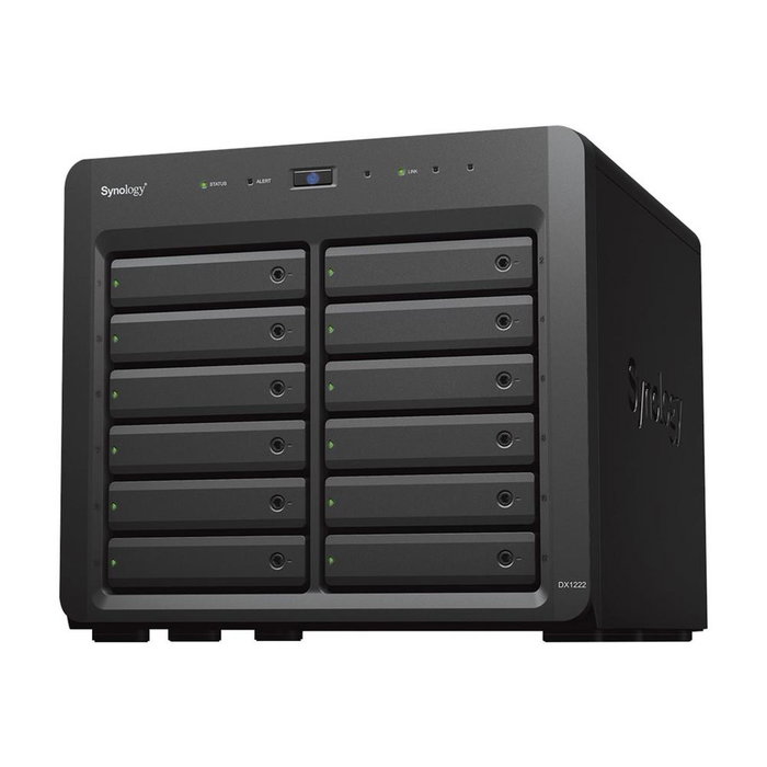 Synology DX1222 Unidad de Expansión de Almacenamiento de 12 Bahías Synology DX1222 Unidad de Expansión de Almacenamiento de 12 Bahías