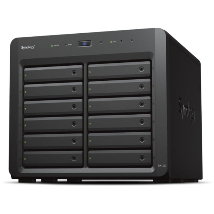 Synology DX1222 Unidad de Expansión de Almacenamiento de 12 Bahías Synology DX1222 Unidad de Expansión de Almacenamiento de 12 Bahías