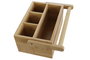 DKD Home Decor Cubertero de Bambú ASA Natural 27x16,5x11,5 cm