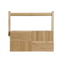 DKD Home Decor Cubertero de Bambú ASA Natural 27x16,5x11,5 cm