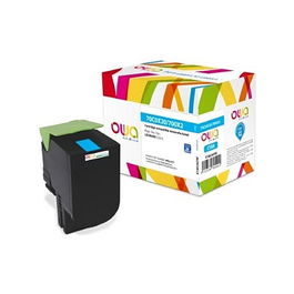 ARMOR K18026OW Toner Cian Compatible para Lexmark CS 510 / CS 510 dte, Rendimiento 4000 páginas, Ref. 70C0X20