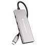 Conceptronic HUBBIES17G Hub USB 3.2 Gen-2 de 7 puertos (4x USB-C, 3x USB-A), 10 Gbps, Gris